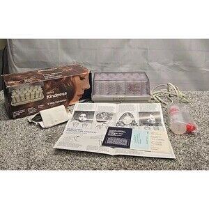 Vintage Clairol Kindness 3 Way Hairsetter Hot Rollers Curlers K-420S